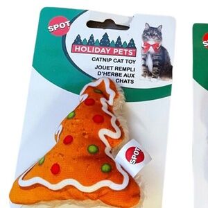 Spot Holiday Gingerbread Man House & Tree Toy Lot 3 Toys Pets Cat Cookie shape